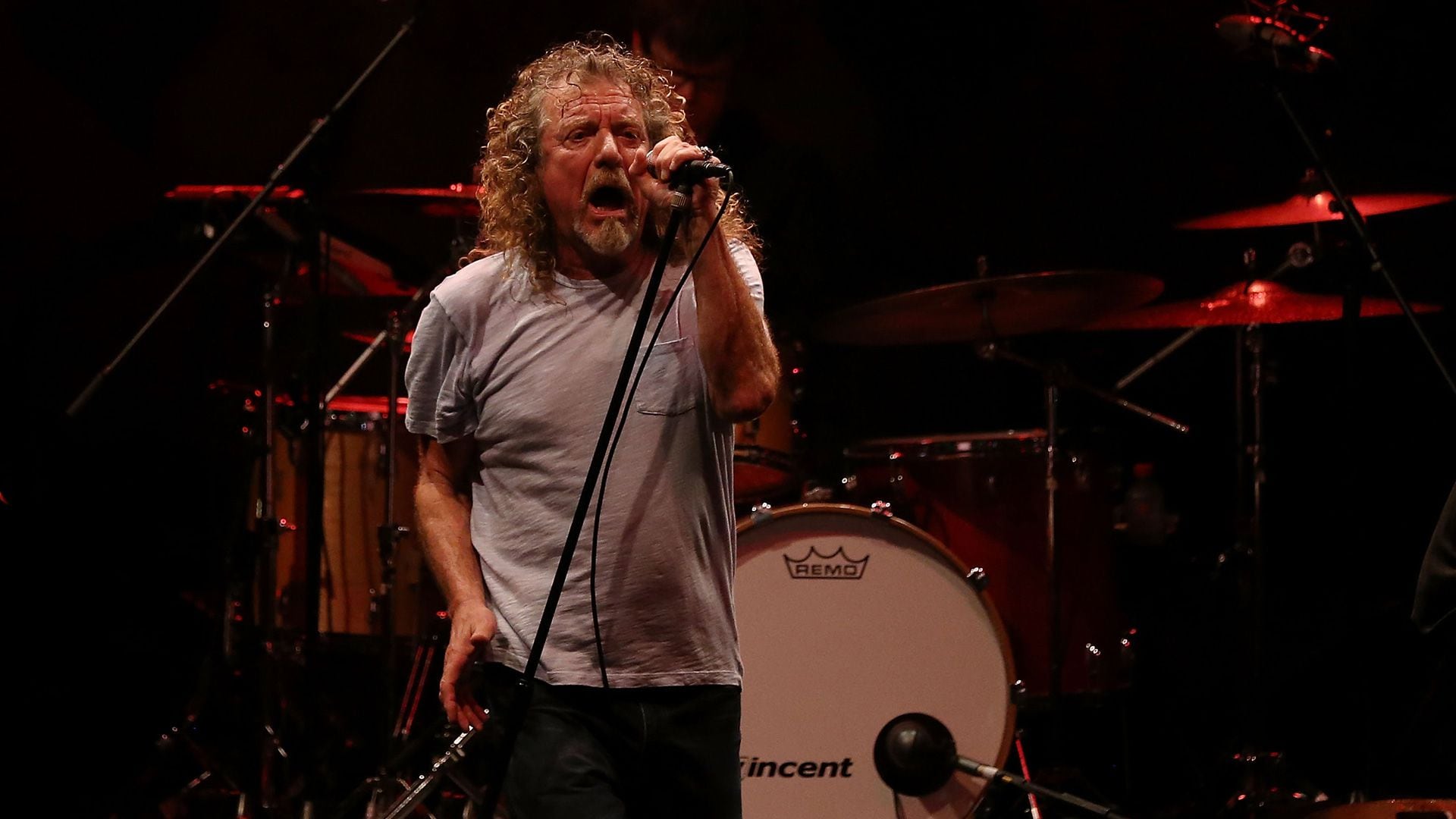 Robert Plant, con su banda The Sensational Space Shifters durante el Timbre Rock & Roots Festival 2013 (Photo by Chris McGrath/Getty Images)