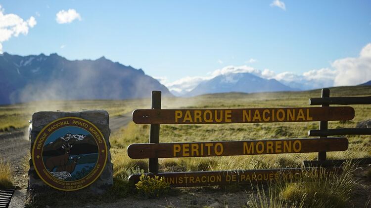 El glaciar está ubicado en Santa Cruz, dentro del Parque Nacional Perito Moreno