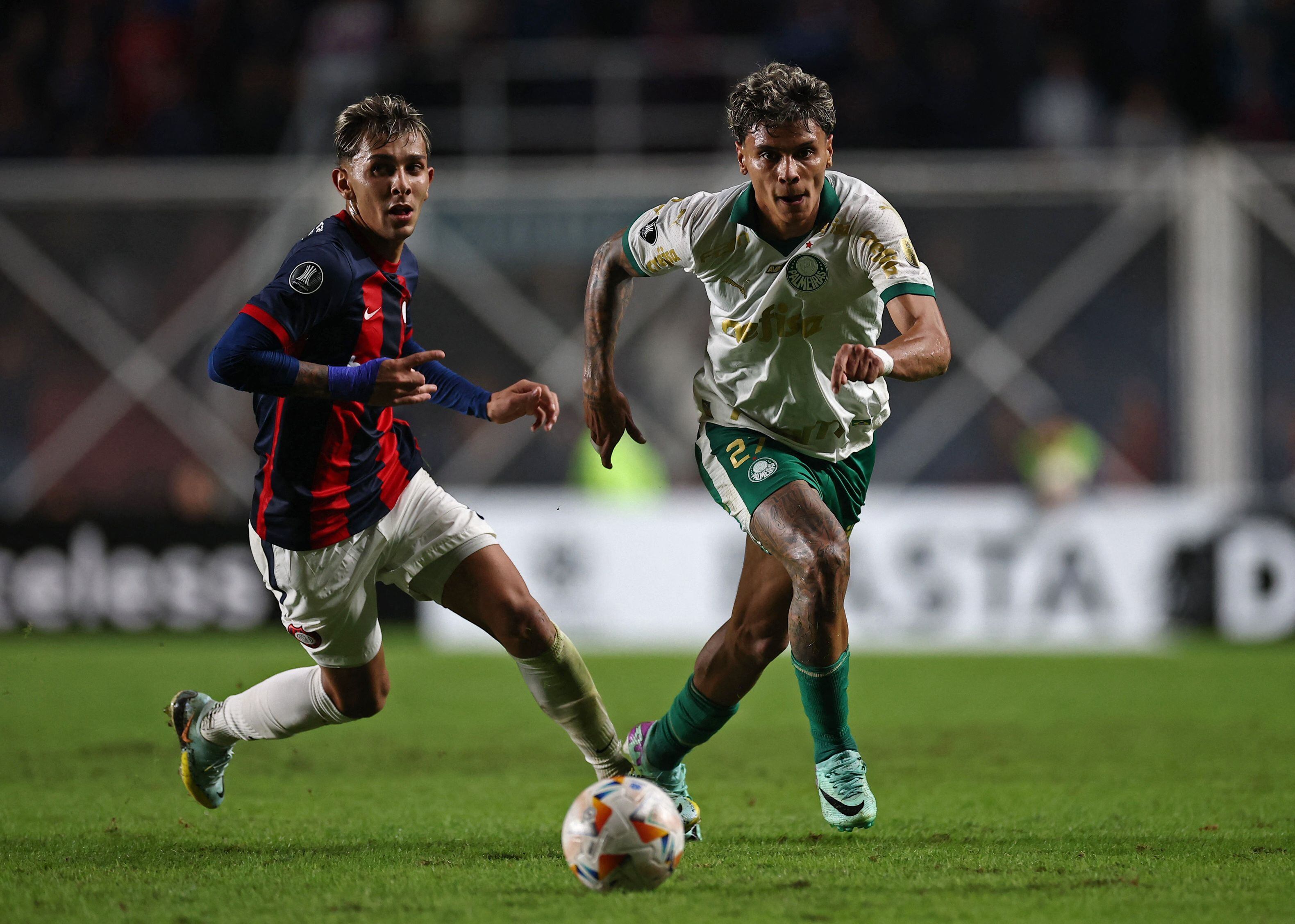 Cuatro goles tiene Richard Ríos con Palmeiras - crédito Agustín Marcarian/REUTER