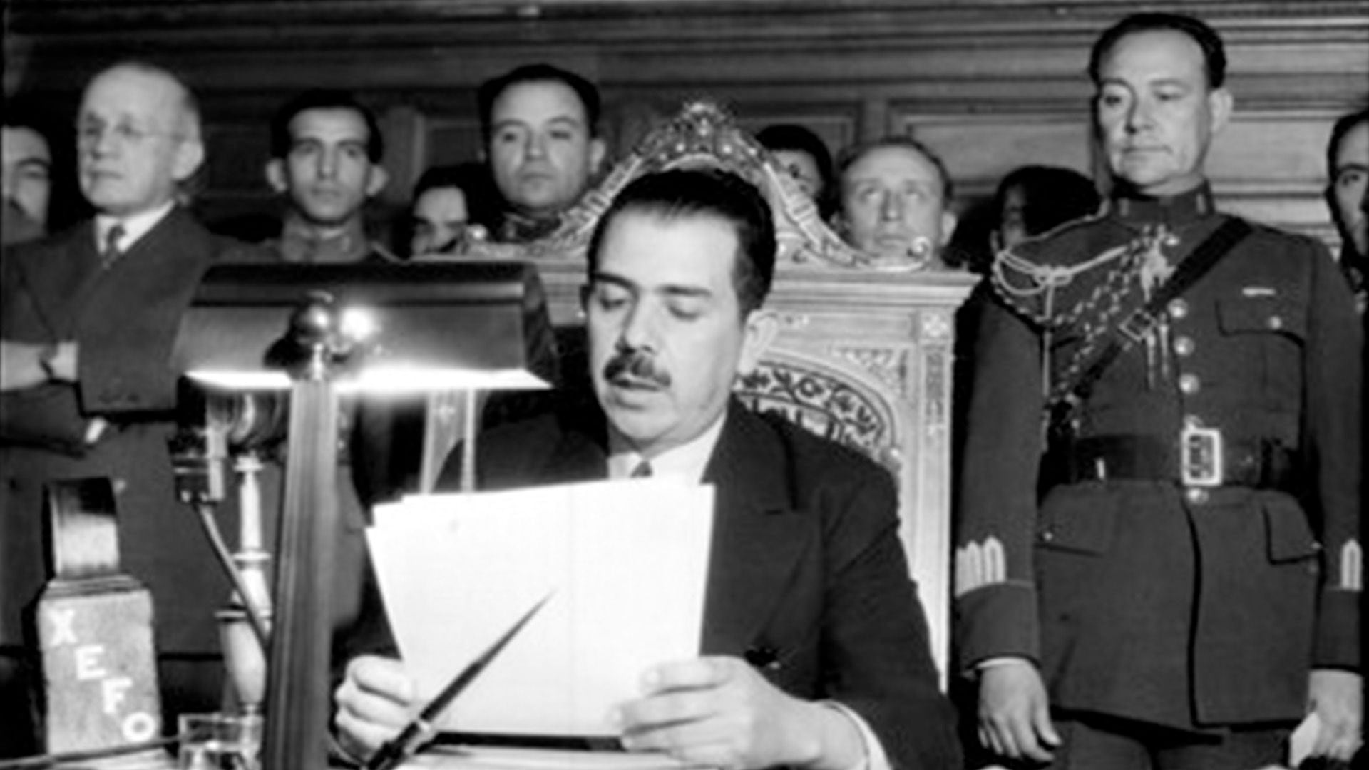 Lázaro Cárdenas tomó una postura no beligerante en la Segunda Guerra Mundial. (Foto: INAH).
