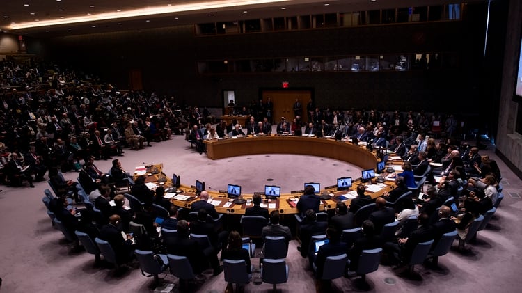 El Consejo de Seguridad de la ONU (Photo by Johannes EISELE / AFP)