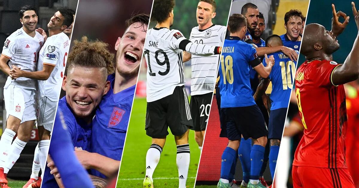 Italien scheiterte gegen die Schweiz, während England, Spanien, Deutschland und Belgien in der EM-Qualifikation verprügelten