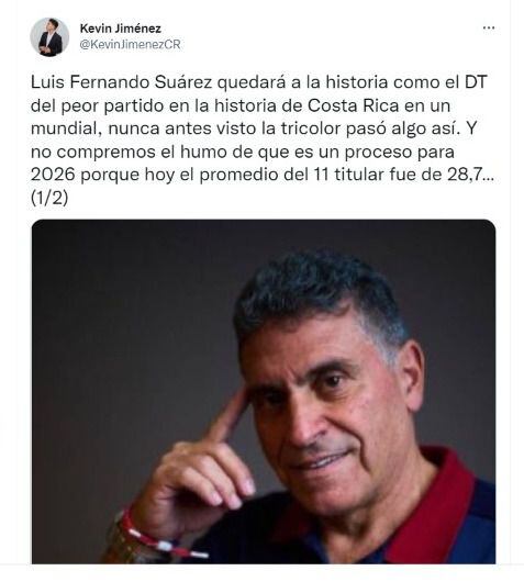 Piden la salida de Luis Fernando Suárez de Costa Rica