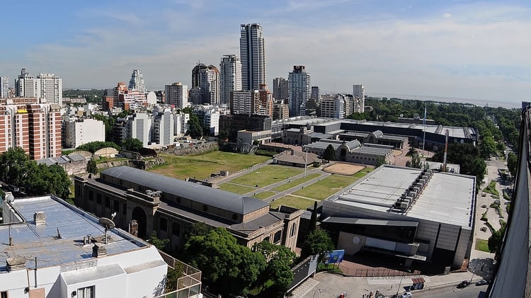 El predio de la Sociedad Rural en Palermo