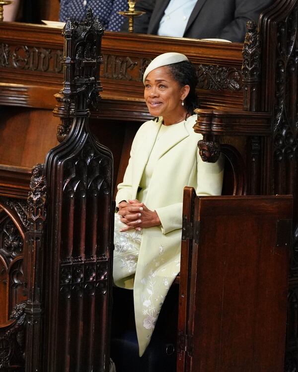 Doria Ragland, fue el único familiar conocido de Meghan Markle en asistir a la boda real