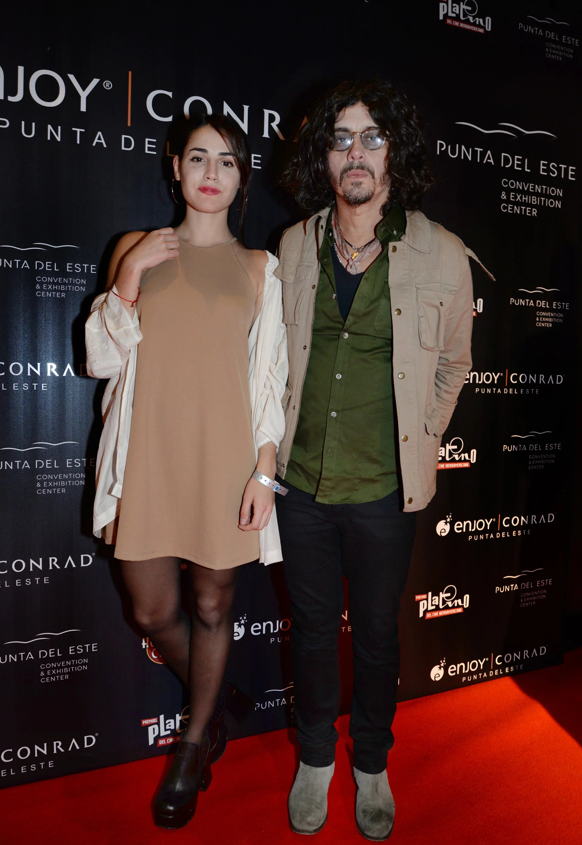 Fabián “Zorrito” Von Quintiero y su novia Martina Galli Agulla