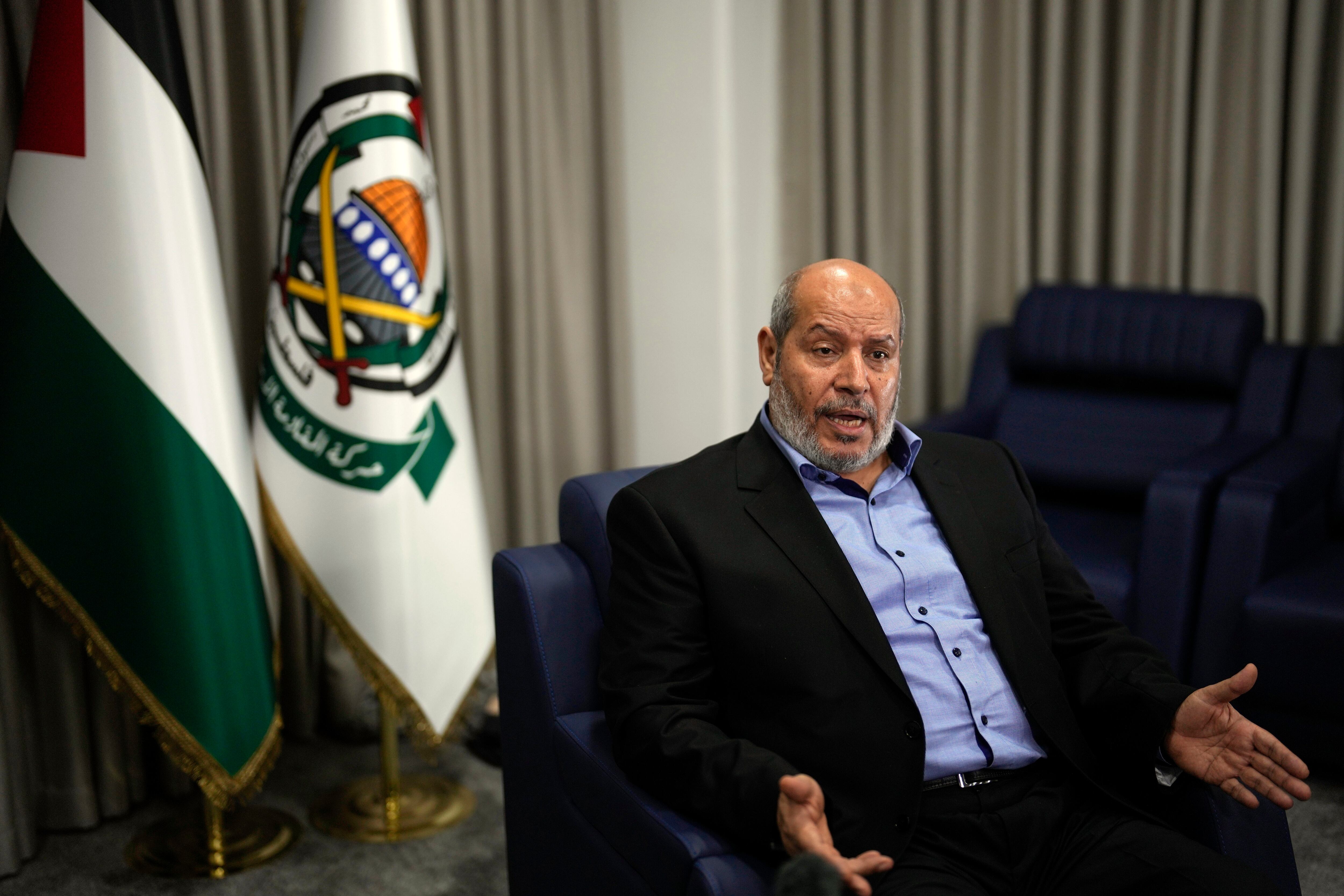 Khalil al-Hayya es un funcionario de alto rango de Hamas que representó al grupo insurgente palestino en las negociaciones para un alto el fuego y la liberación de los rehenes (AP Foto/Khalil Hamra)