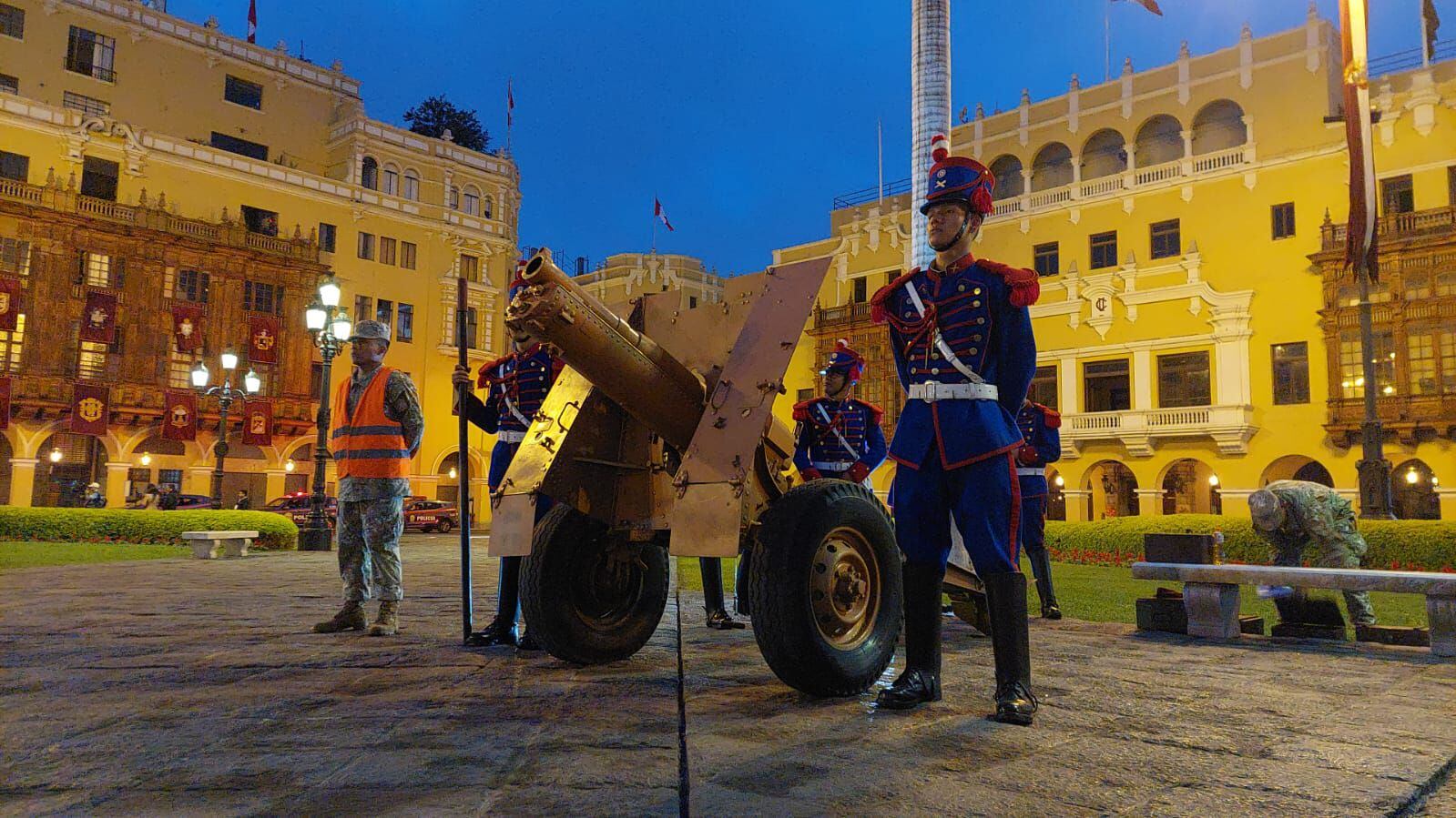 Legión Peruana de la Guardia del Ejército es la batería de artilleriía volante | Infobae / Valeria Coca