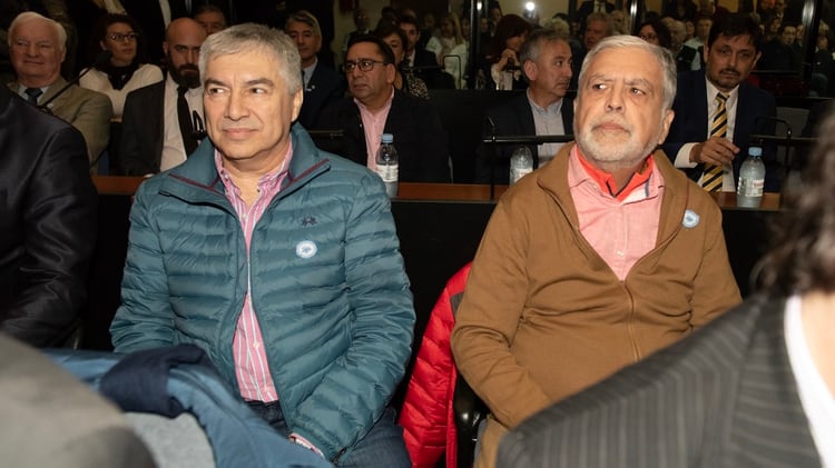 Lázaro Báez y Julio De Vido. Junto a CFK, imputados en la causa Vialidad (Adrián Escandar)