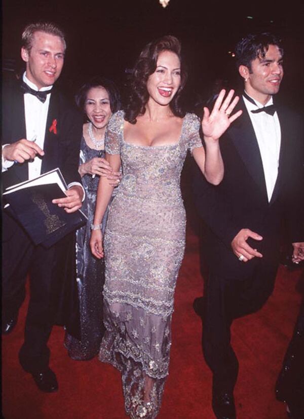 En la entrega de los premios Oscar en 1997