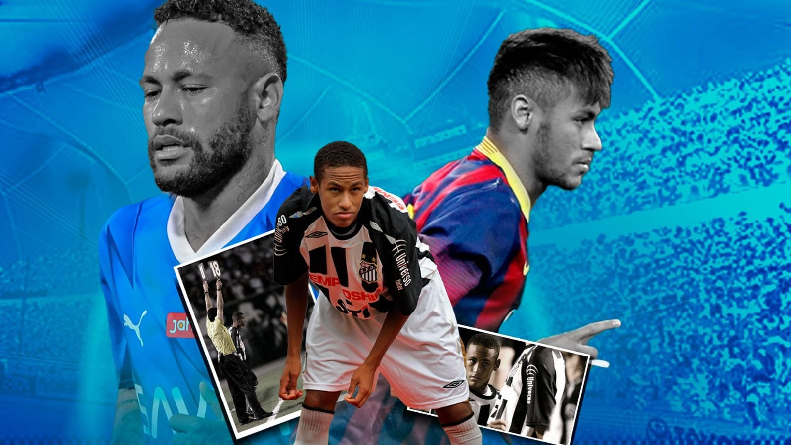 Neymar - Debut con Santos