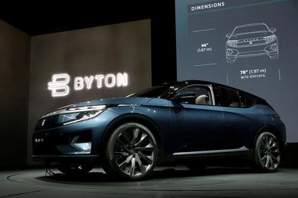 El SUV totalmente eléctrico Byton M-Byte en CES 2020 en Las Vegas, Nevada (REUTERS / Steve Marcus / File Photo REUTERS/Steve Marcus/File Photo)