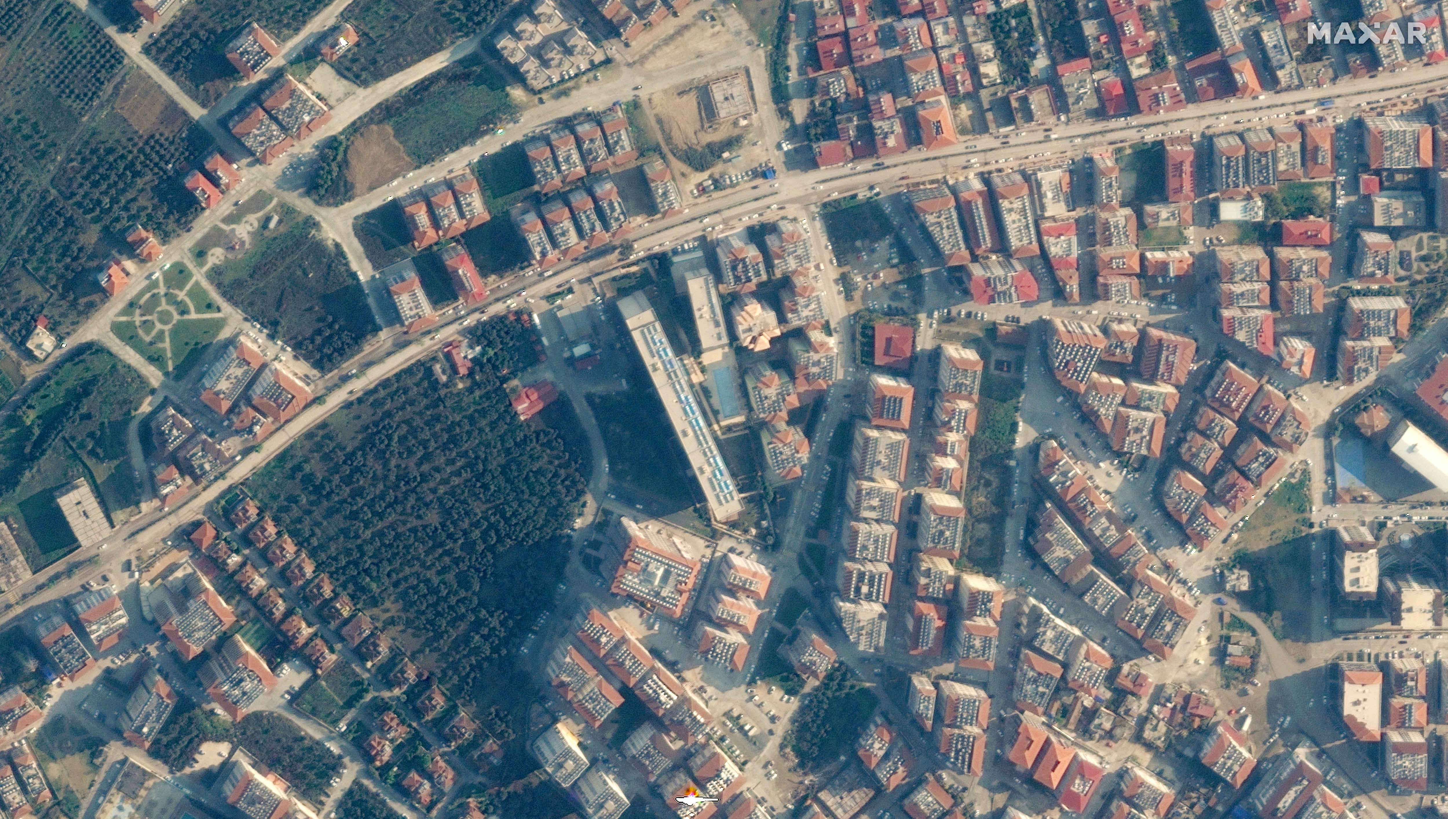 Antakya looked like this, just a couple of months before the earthquake.  Satellite image ?2023 Maxar Technologies/Handout via REUTERS 
