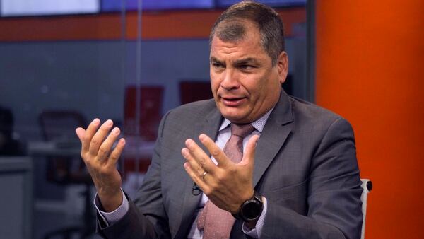 Rafael Correa, ex presidente de Ecuador (Esteban Andrés Cabrera)