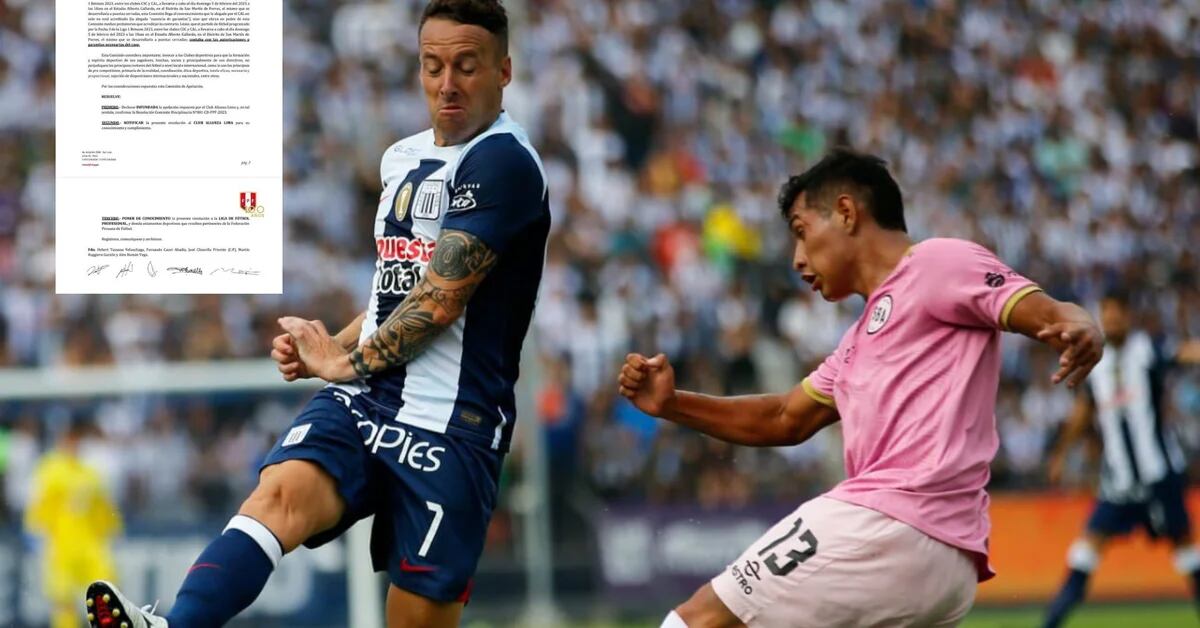 Alianza Lima: the appeal of the complaint for “walk over” against Sporting Cristal is unfounded