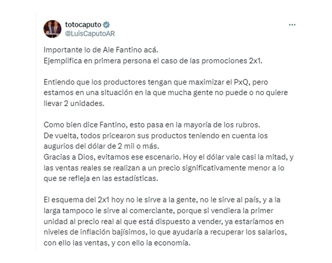 Rodríguez Caputo Fantino 2x1 Supermercados)