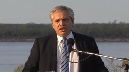 El presidente Alberto Fernández 