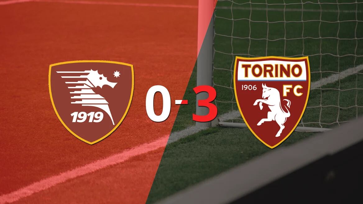 Torino goleó 3-0 a Salernitana con doblete de Nemanja Radonjic