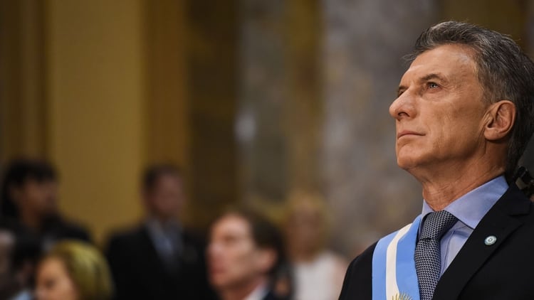 Mauricio Macri en el tedeum en la Catedral Metropolitana el 25 de mayo (Foto: Presidencia)