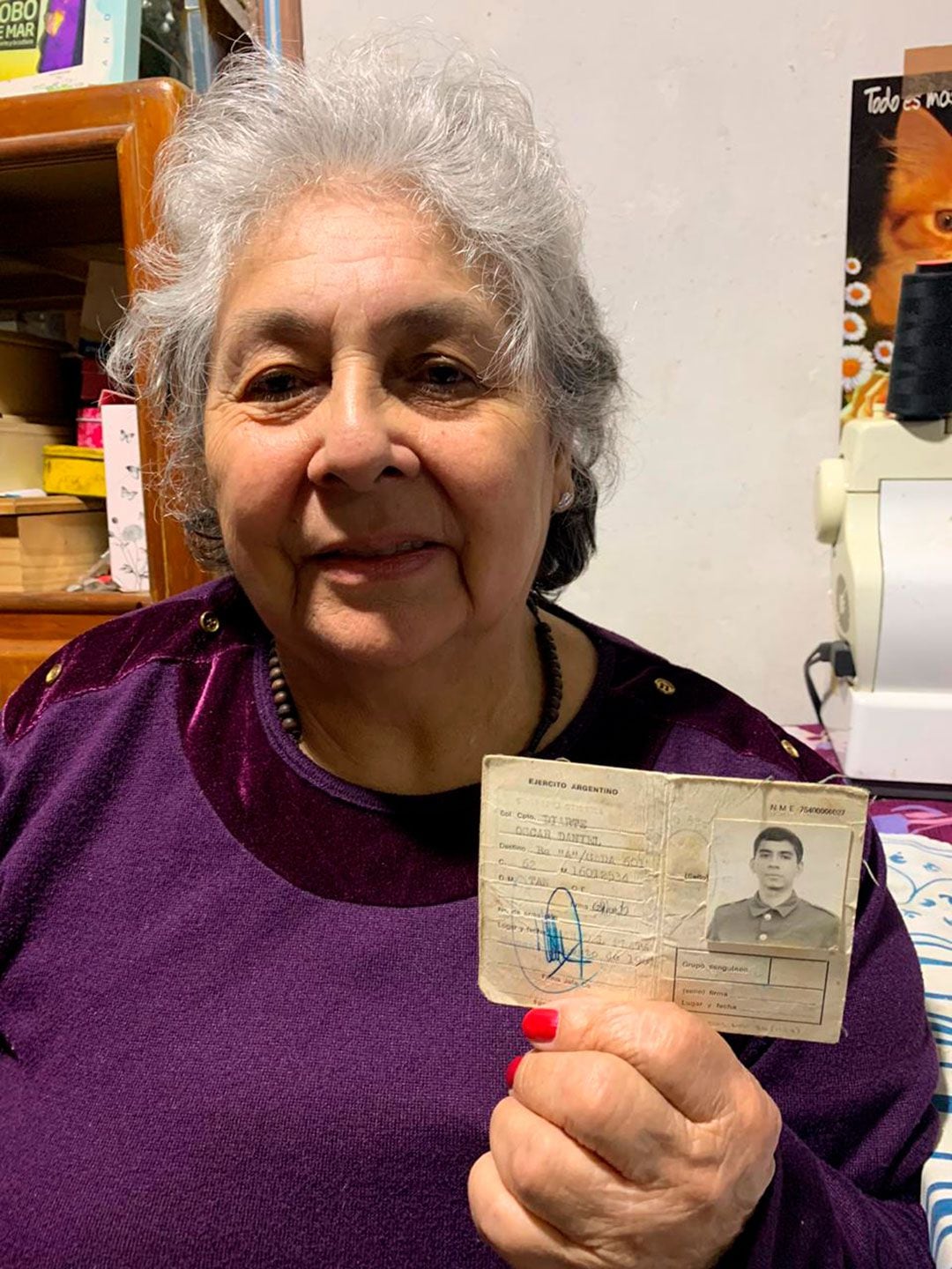 Dalis Cejas de Diarte recuperó el documento de su hijo