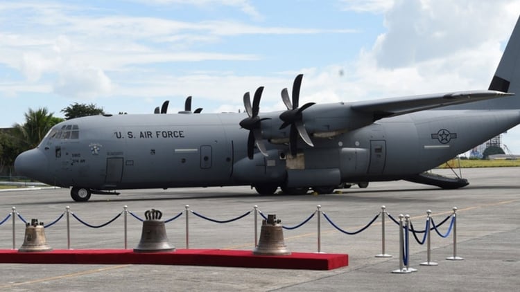 Tres aviones militares de Estados Unidos aterrizaron la semana pasada en Colombia. AFP