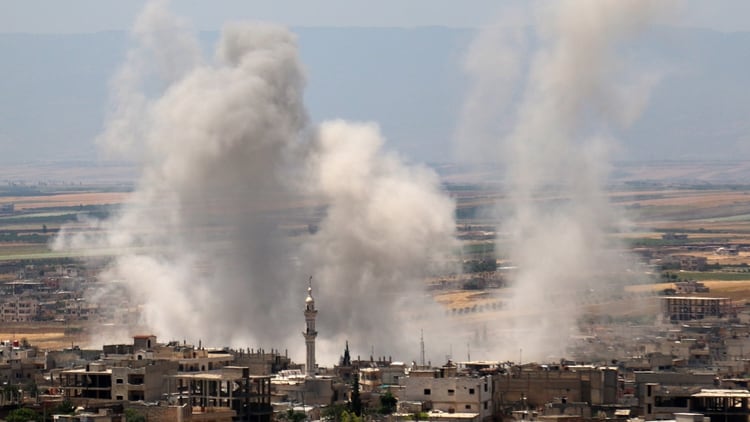 La provincia de Idlib es bombardeada a diario por el régimen de Al Assad
