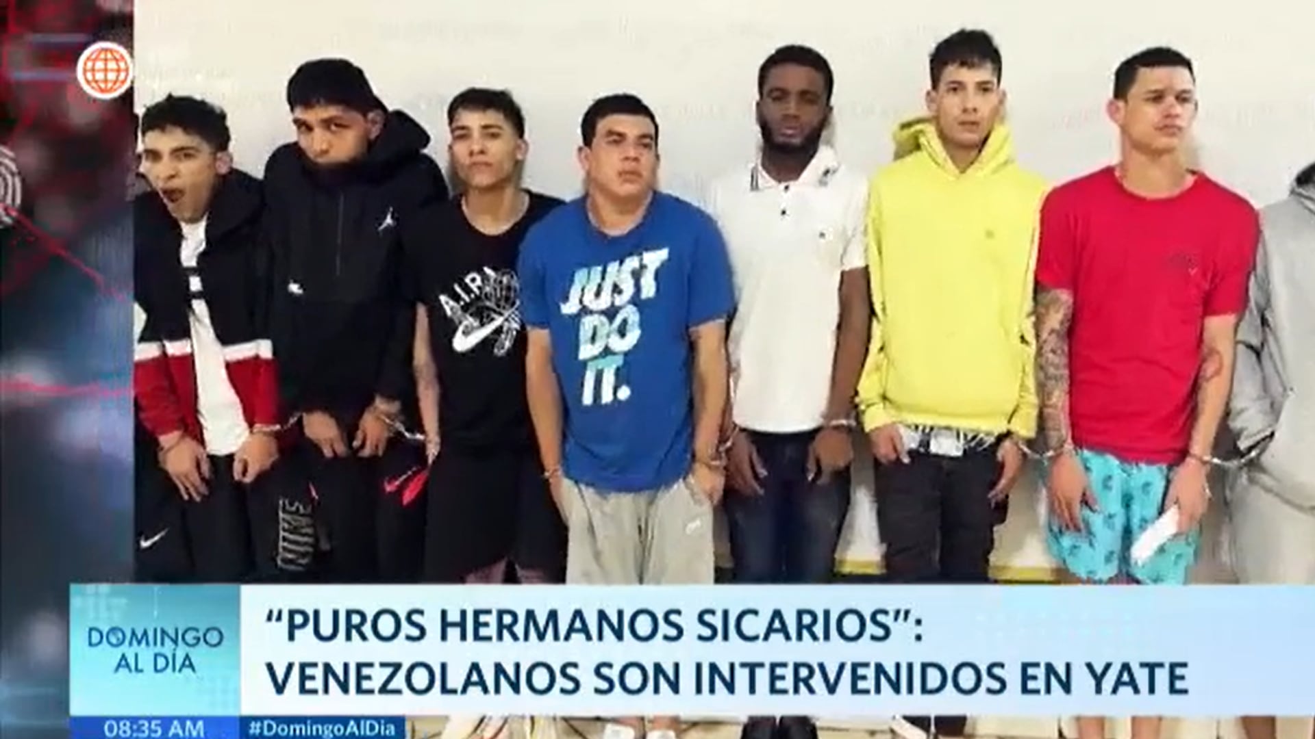 Domingo al día fue uno de los varios dominicales que informó sobre la captura de Freddy Daniel Toro Acosta y otros 18 ciudadanos venezolanos, varios de ellos vinculados a los Puros Hermanos Sicarios.