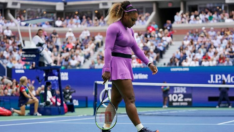 Serena WilliamsÂ perdiÃ³ las Ãºltimas cuatro finales de Grand Slam que disputÃ³ (AP )