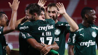 Palmeiras se impuso por 3 a 0 ante River en Buenos Aires (REUTERS/Juan Ignacio Roncoroni)