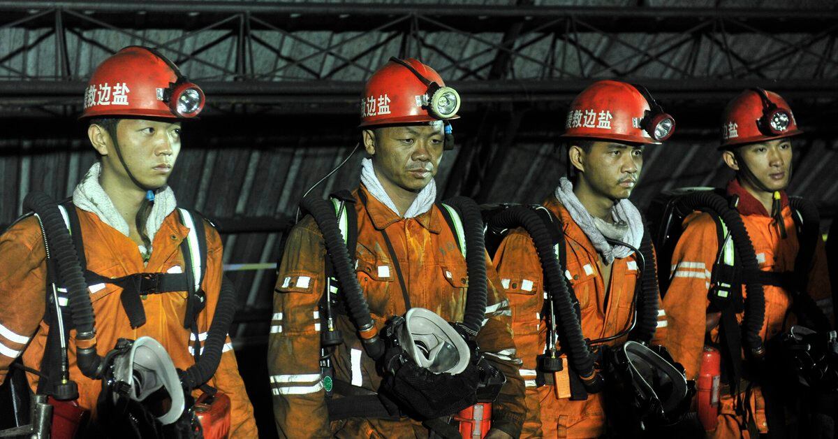 At least 12 of the 22 Chinese miners trapped after the explosion are still alive