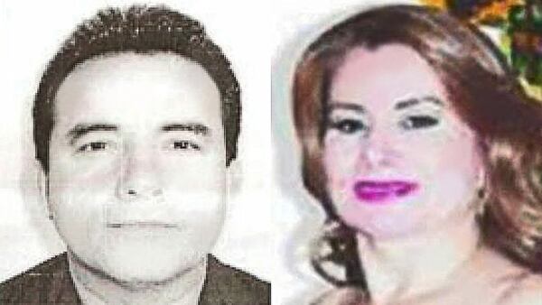 Los líderes de la célula criminal de los Cázares Salasa Víctor Cázares y Blanca Margarita (Foto: Especial)