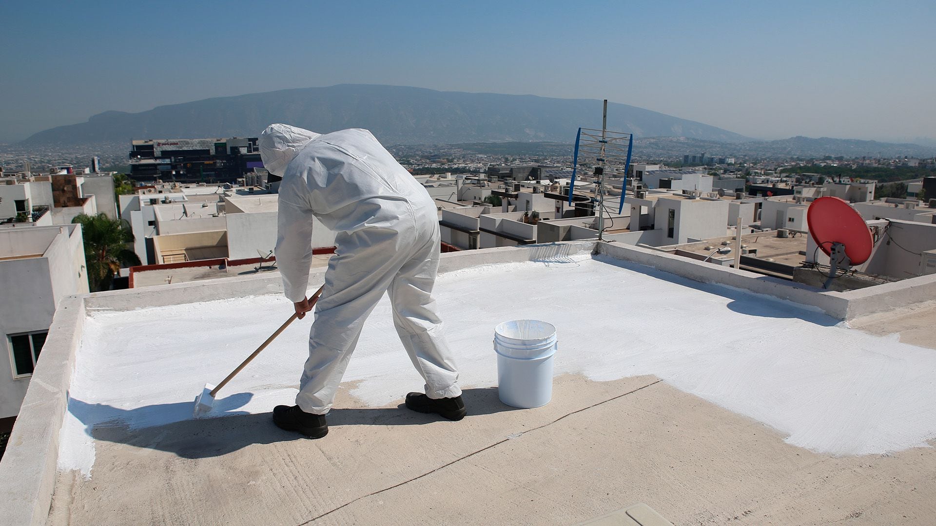 Prevención y pintura de techos y paredes