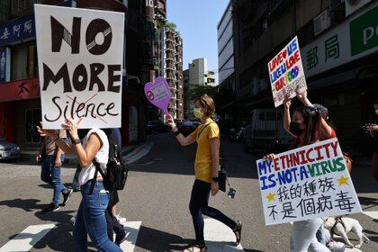Las manifestaciones a favor del movimiento #StopAsianHate se han presentado en diferentes ciudades de Estados Unidos (Foto: REUTERS/Ann Wang).