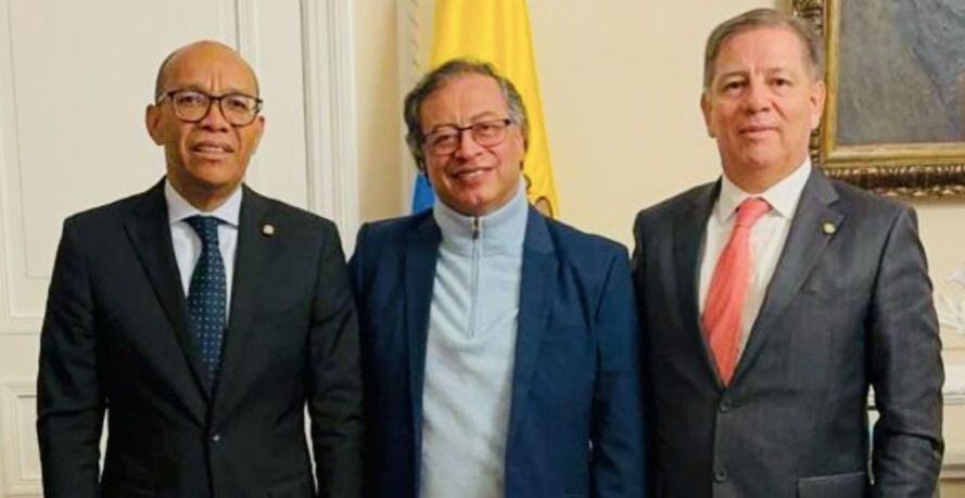 Gustavo Petro y Gerson Chavarro