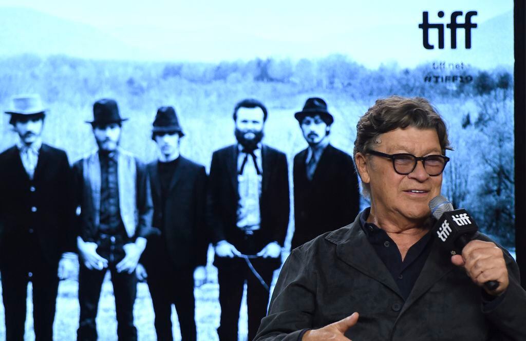 Robbie Robertson presentando "Once Were Brothers: Robbie Robertson and The Band" en el Festival Internacional de Cine de Toronto (Foto: Chris Pizzello/Invision/AP)