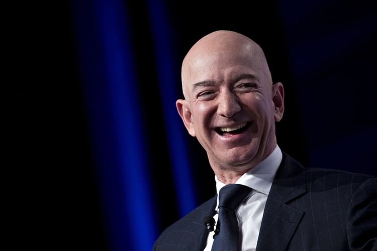 Jeff Bezos, fundador y CEO de Amazon (Andrew Harrer/Bloomberg)