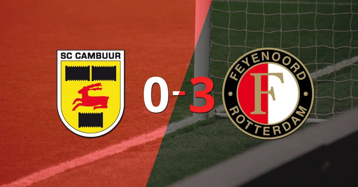 Feyenoord showed no mercy and beat 3-0 on their visit to Cambuur