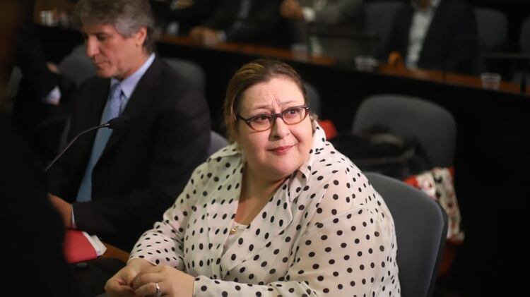 La directora de Asuntos Jurídicos del Senado, Graciana Peñafort. (Matias Baglietto)