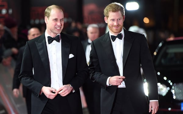 Los príncipes William y Harry se encuentran entre los hermanos más famosos del mundo