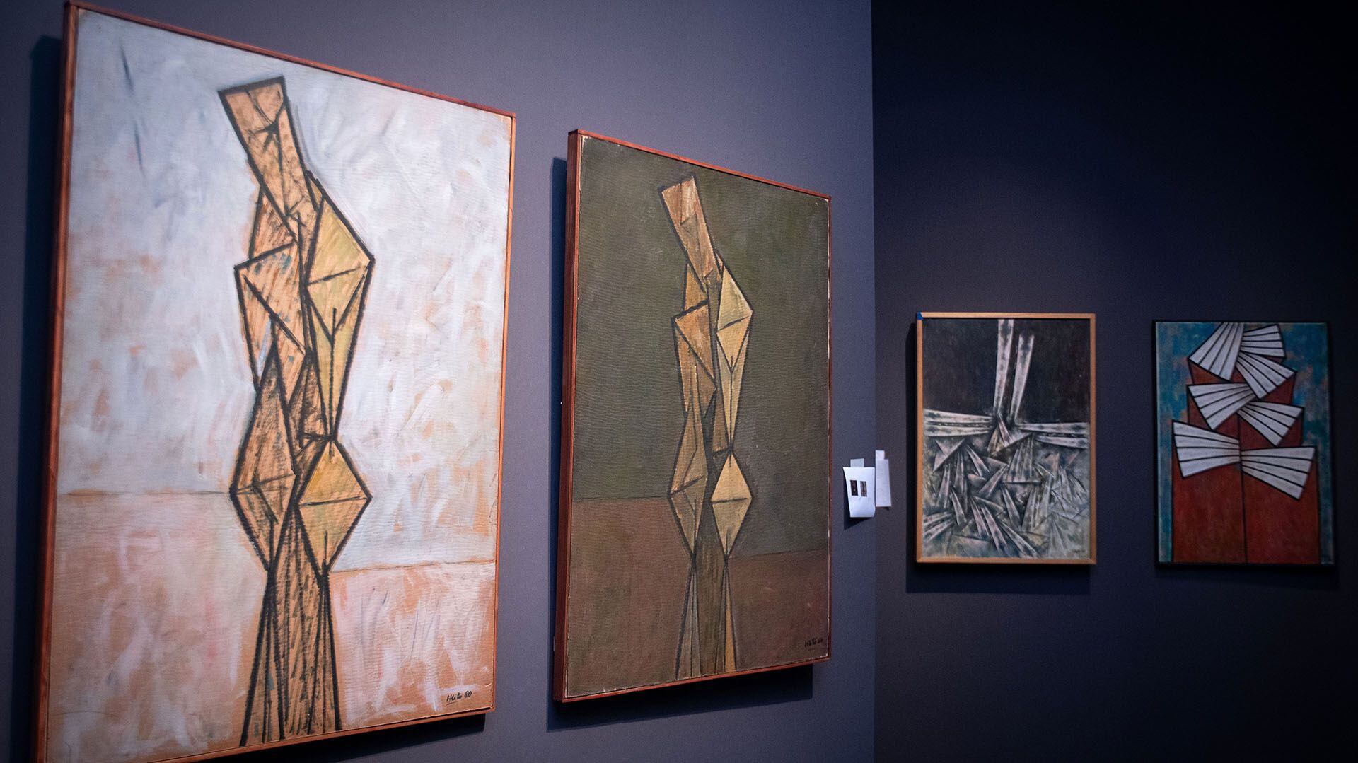 El artista escribió sobre estética y teoría del arte, sin abandonar su labor como pintor y diseñador gráfico (Foto: Eliana Obregon/ Télam S. E.)