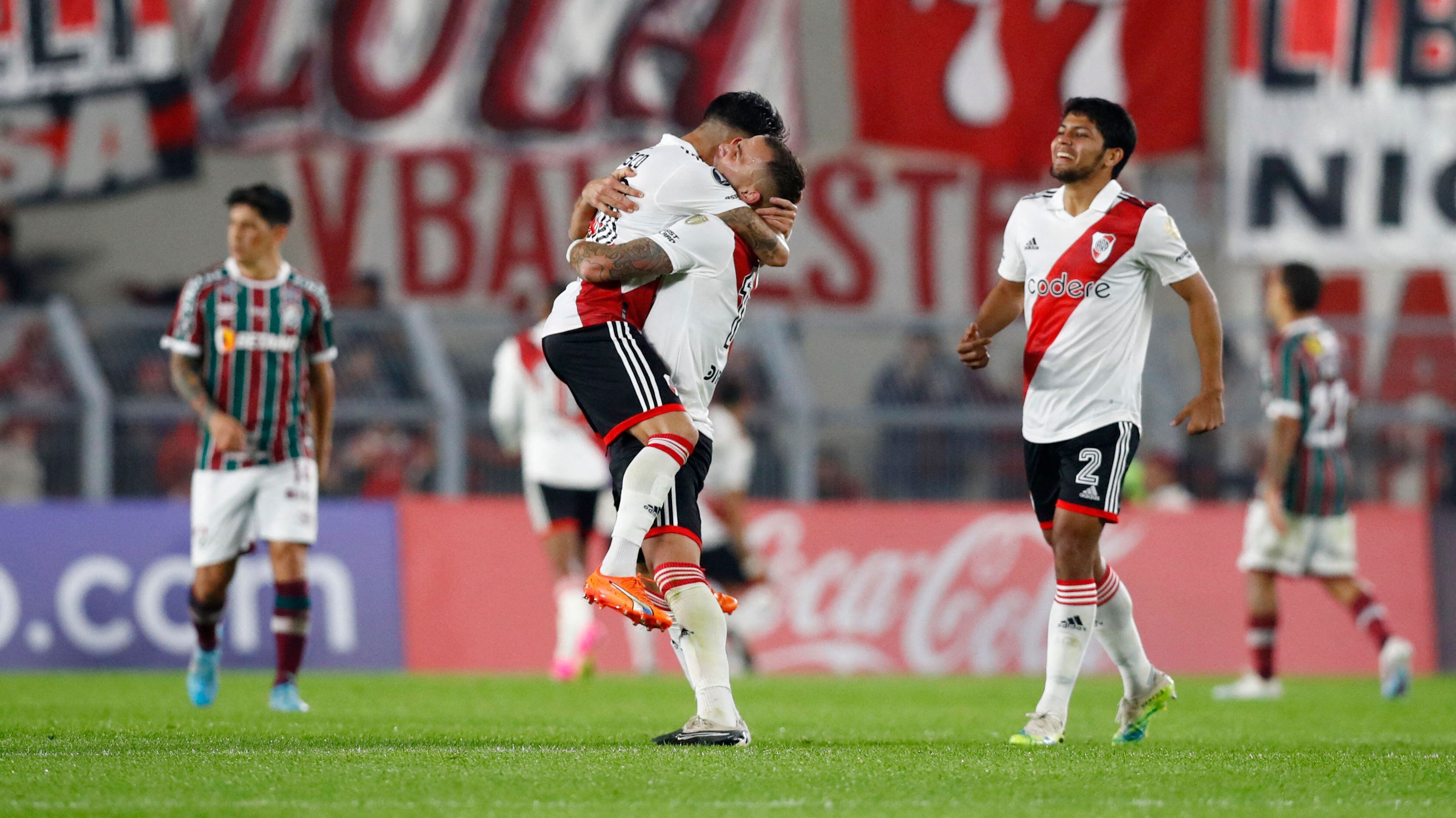 River sumó tres puntos claves frente a Fluminense (Foto: Reuters)