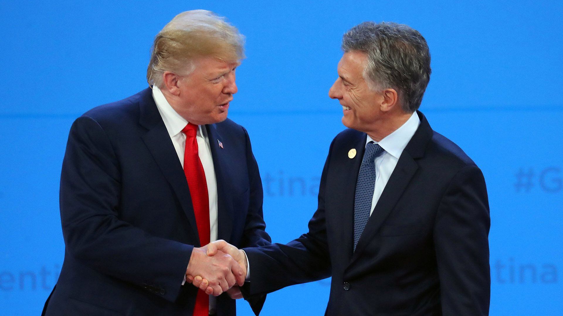 Mauricio Macri y Donald Trump (Reuters)