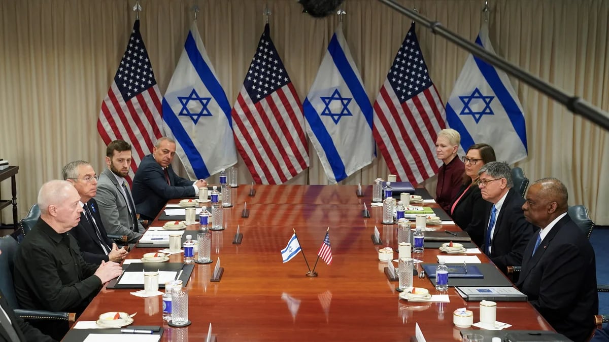 Los líderes de Defensa de Israel y Estados Unidos se reunieron en Washington para estudiar la situación en la Franja de Gaza