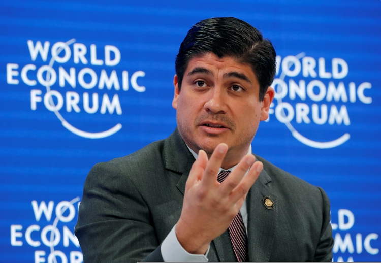 Carlos Alvarado Quesada, presidente de Costa Rica desde 2018 (REUTERS/Arnd Wiegmann)