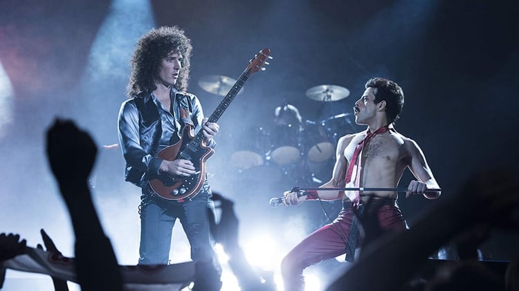 Bohemian Rhapsody, protagonizada por Rami Malek , recibió siete nominaciones al BAFTA
