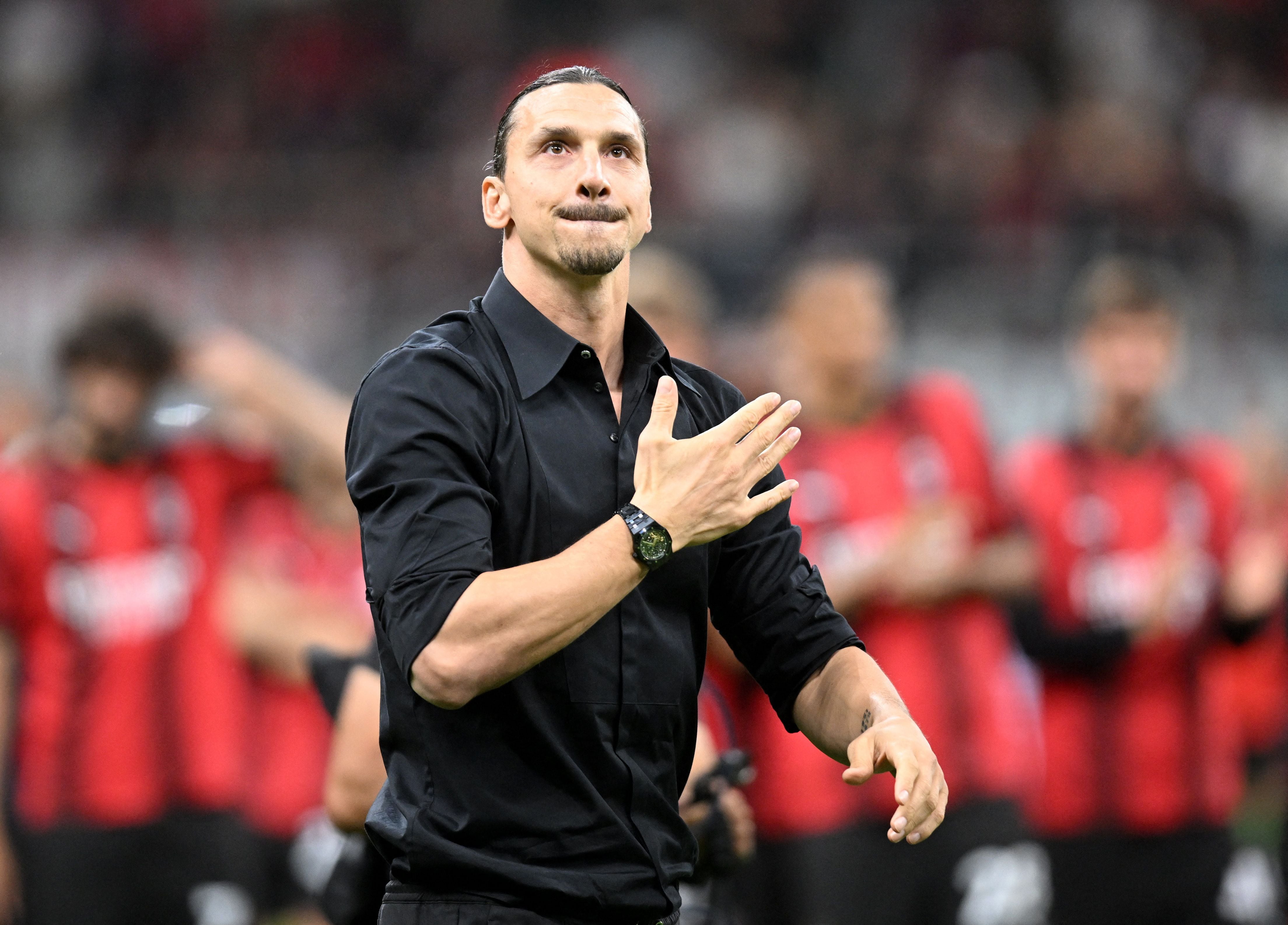 Ibrahimovic se retiró del fútbol en la temporada pasada (REUTERS/Daniele Mascolo)