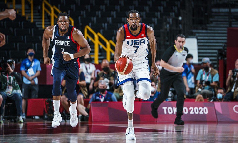 07-08-2021 Kevin Durant in the Olympic final.Durant keeps the United States at the top of world basketballSPORTSFIBA
