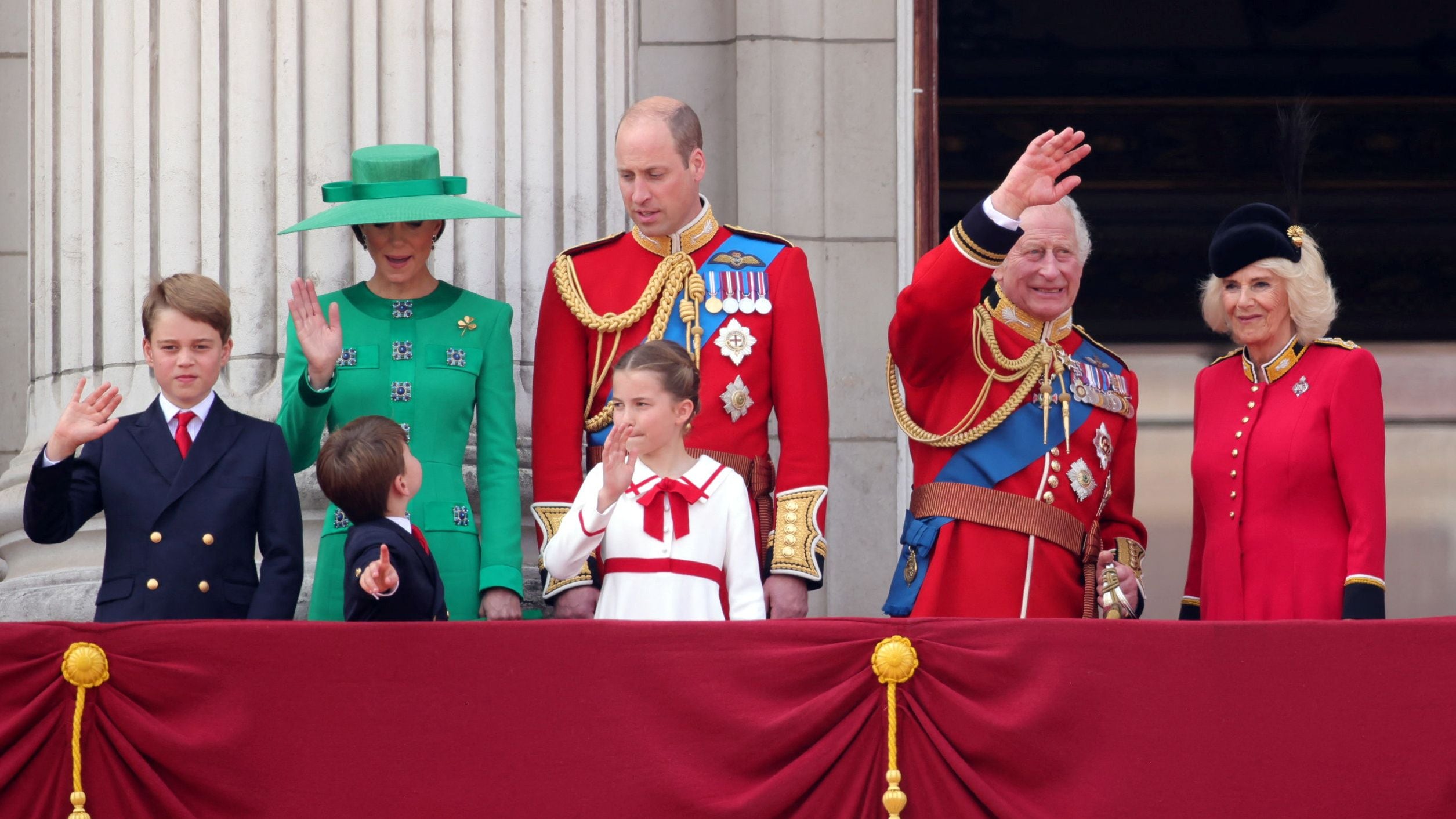 La familia real británica, en una fotografía de archivo. (REUTERS)