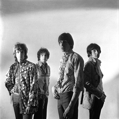 Pink Floyd: Rick Wright, Syd Barrett, Roger Waters y Nick Mason en 1967 (Shutterstock)