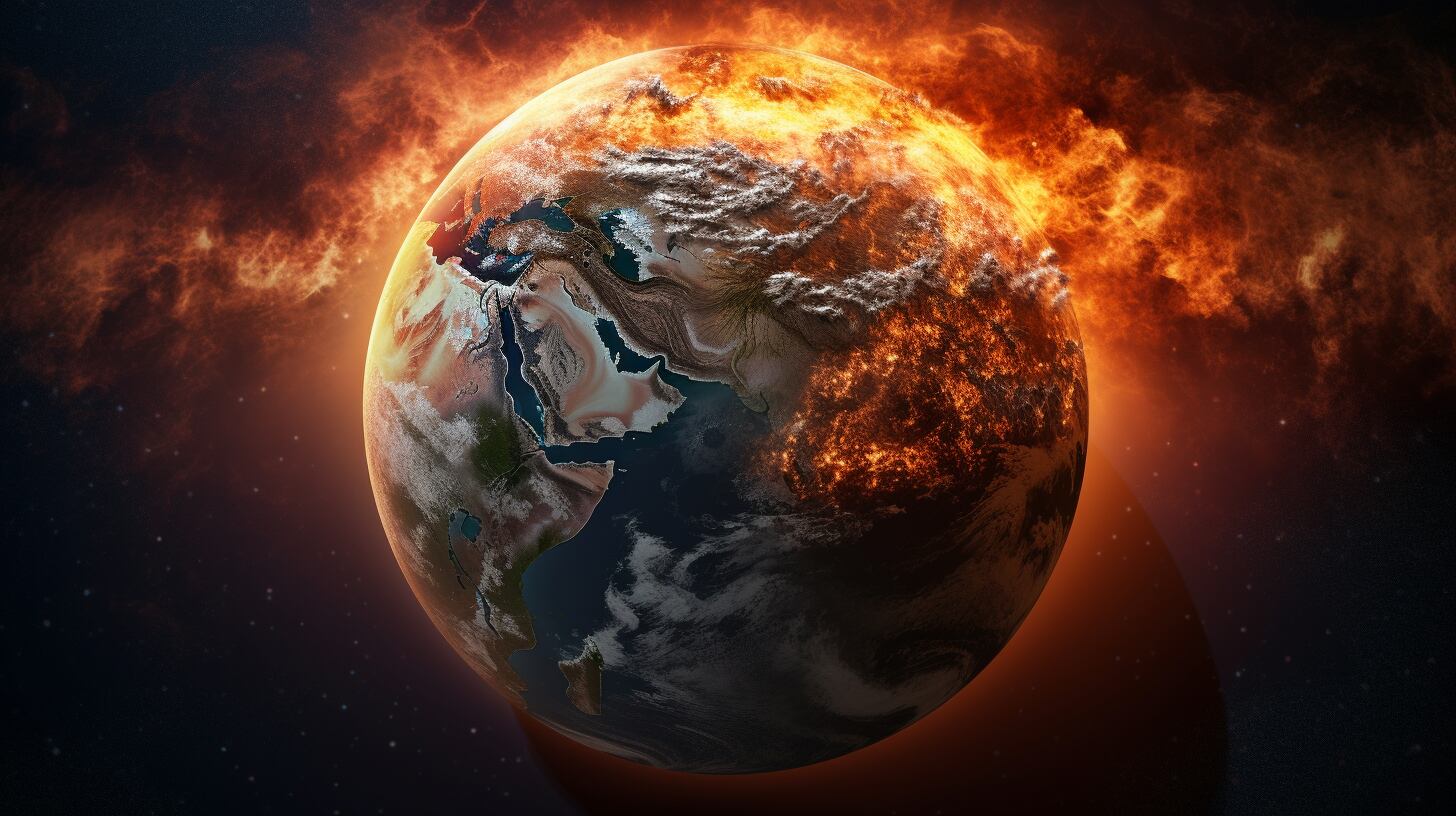 En el planeta, las temperaturas promedio serían entre 40 y 50 grados en 250  millones de años. Aún no se sabe dónde se formaría exactamente el supercontinente (Imagen ilustrativa Infobae)